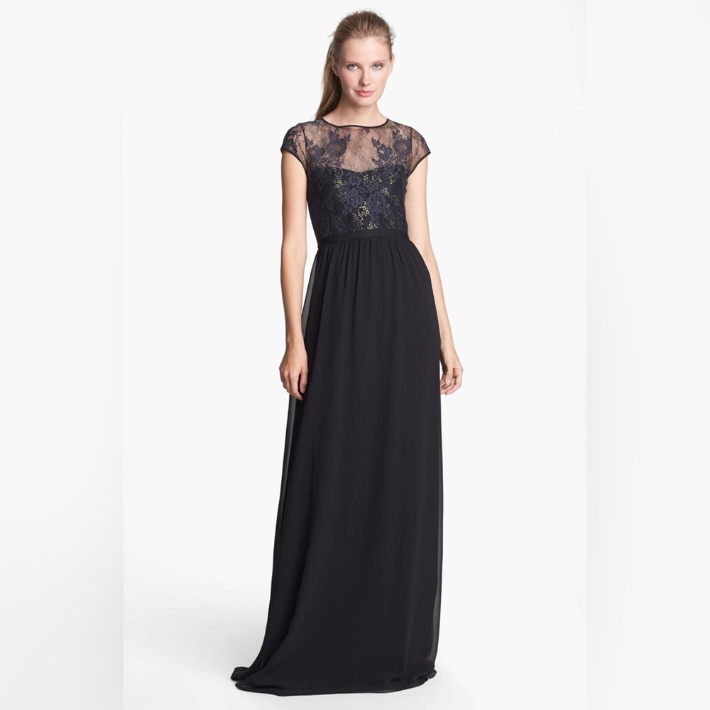 ERIN BY ERIN FETHERSTON  Peyton Gown lace